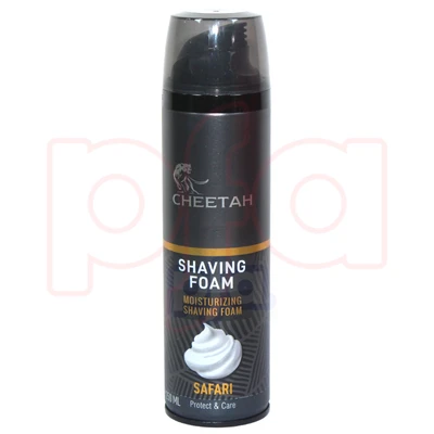 99109, Cheetah Men's Shaving Cream 250mL (8.5oz) Safari, 8696601103015