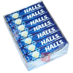 HALLS-BLUE, Halls 10CT Menthol (Imported), 17622210857306