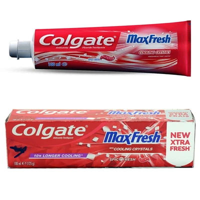 CTP100MFSF, Colgate MaxFresh Toothpaste 100ml (125g) 4.4oz Spicy Fresh, 8718951289987