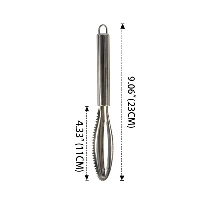 38227, Ideal Kitchen Stainless Steel Fish Scaler, 191554382275