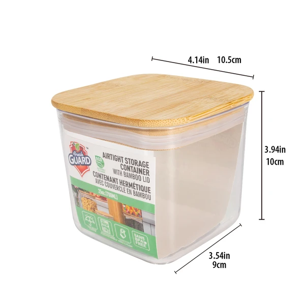 56053, Fresh Guard Airtight Storage Container with Bamboo Lid 700ml, 191554560536