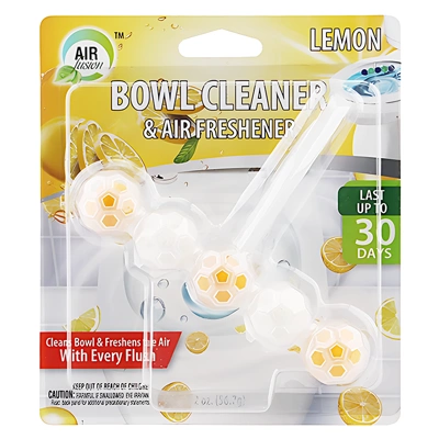 60108, Air Fusion Bowl Cleaner & Freshener 5PK Lemon, 191554601086