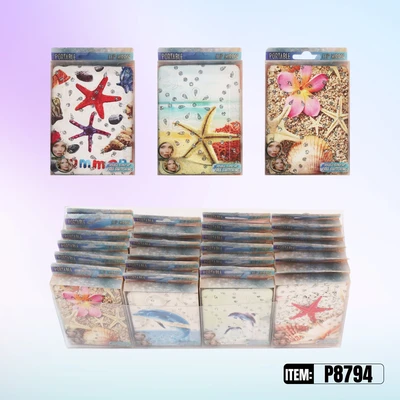 P8794, Portable Flip Mirror OCEAN Assorted 6  24/DP