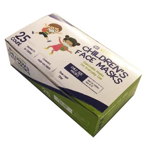 HL-005, Face Mask Kid 25CT in Display Box 3 Ply Blue