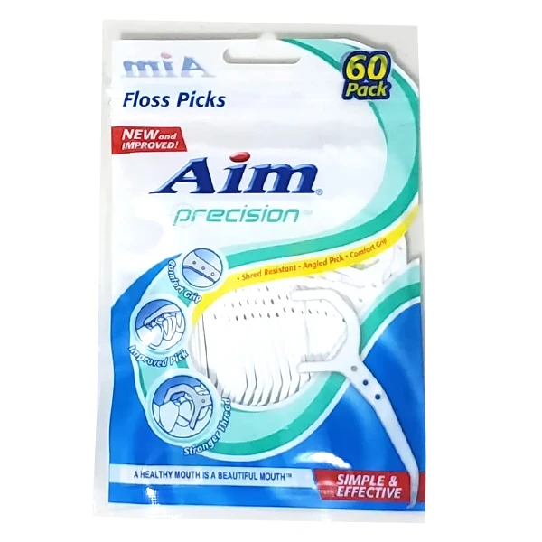 Aim Floss Picks 60 Count Oral Care