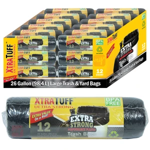 30101, Xtratuff Trash Bag Roll 26GAL 12CT, 191554301016