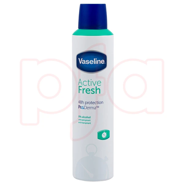 VBS250-AF, Vaseline Body Spray 250ml Active Fresh, 8886467000782