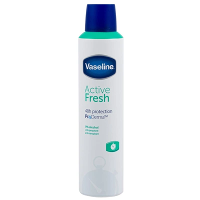VBS250-AF, Vaseline Body Spray 250ml Active Fresh, 8886467000782