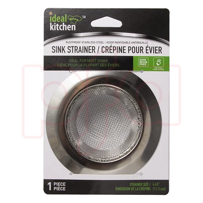 42101, Ideal Kitchen Sink Strainer Stainless Steel 1PK Mesh, 191554421011