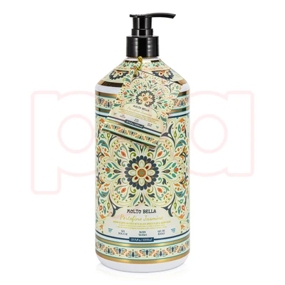 60666, Molto Bella Body Wash Portofino Jasmine 33.8oz/1000ml, 191554606661