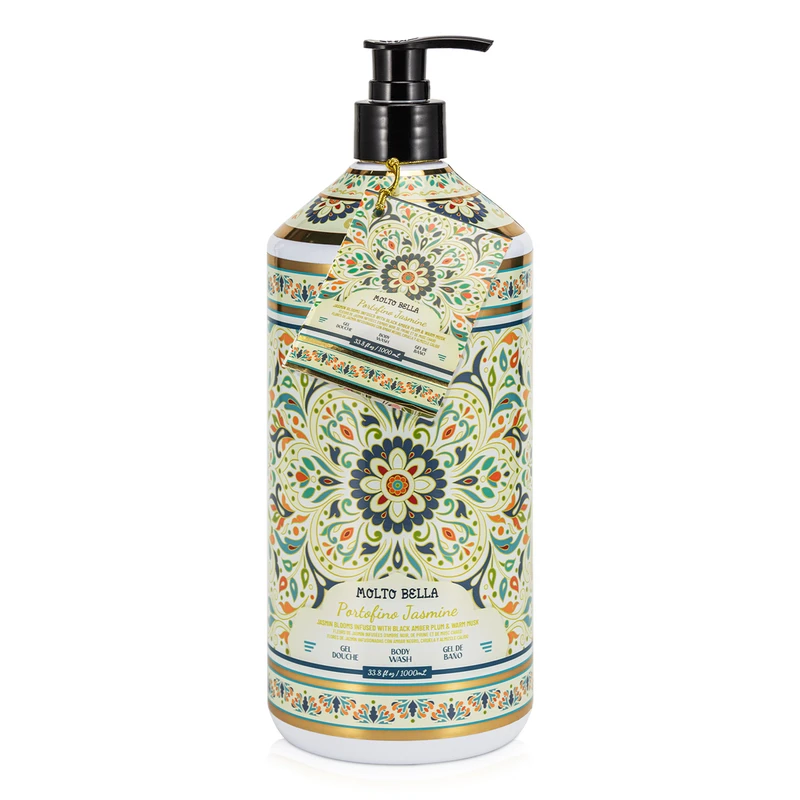 Molto Bella Body Wash Portofino Jasmine 33.8oz/1000ml