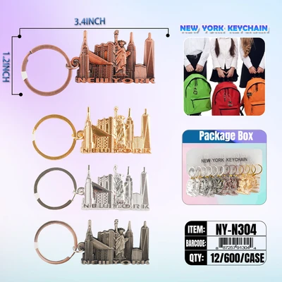 NY-N304, NY Key Chain, 887257913044