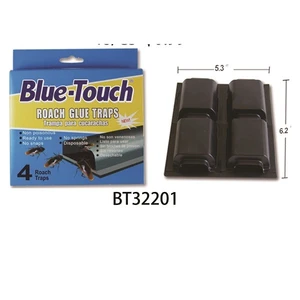 BT32201, Blue-Touch Roach Trap 4PK Blue, 6931492322018