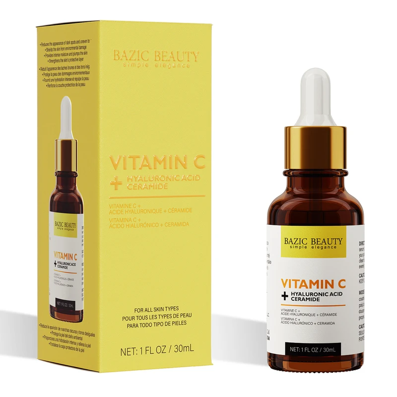 Bazic Beauty Vitamin C+Hyaluronic Acid Ceramide 1oz/30mL