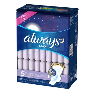 ALW-95094, Always Maxi 27ct Extra Heavy w/Wings, 037000889304