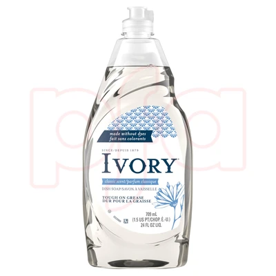 IVD709, Ivory Dish Detergent 709ml (24oz) Original, 037000255741