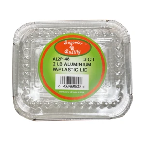 RP1016, 2LB Aluminum W/ Plastic Lid 3 CT, 4567891653