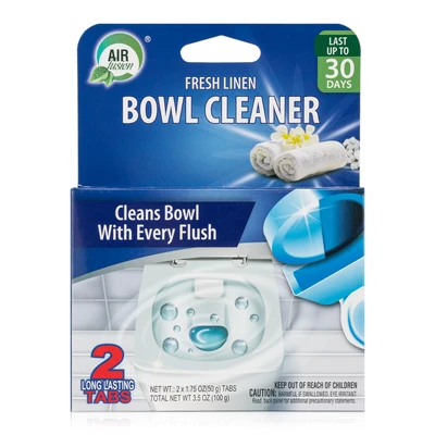 60110, Air Fusion Bowl Cleaner & Freshener 2PK Linen, 191554601109