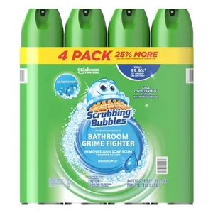 SB25-4PK, Scrubbing Bubbles Shower & Bathroom Cleaner 4PK