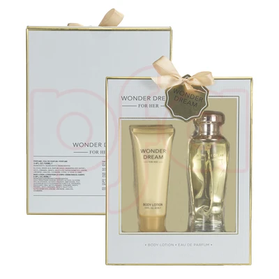 88779, Women's 2pcs Set WONDER DREAM 3.4fl.oz EDP 2.8fl.oz Body Lotion, 191554887794