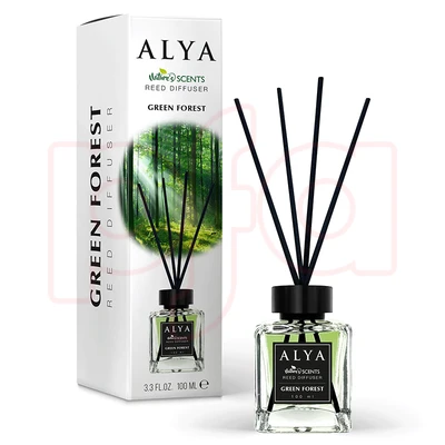 99151, ALYA Nature Scents Reed Diffuser 3.3oz Green Forest, 8696601070386