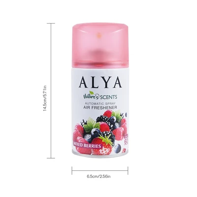 99130, ALYA Bathroom Automatic Spray Refill 5.5oz – Mixed Berries, 8696601064361