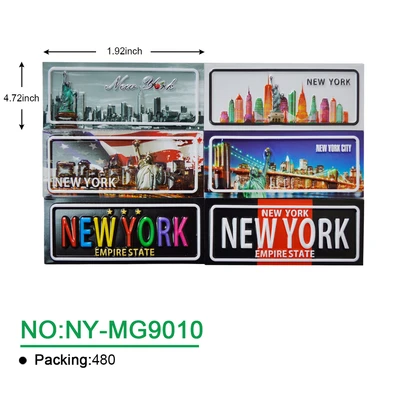 NY-MG9010, New York 3D Souvenir Board Magnet, 887257990106