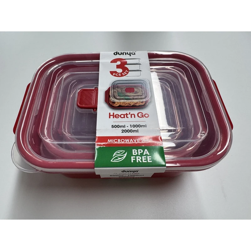 Fresh Guard Food Storage Container Set 6 pcs Rectangle