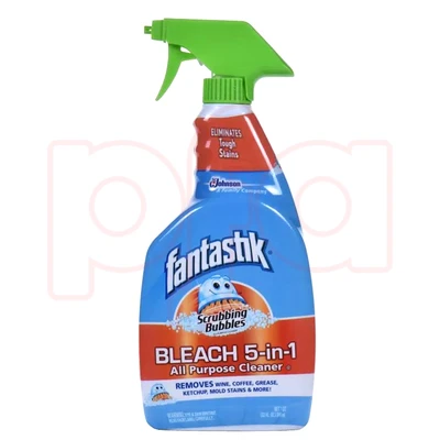 FTK32BL, Fantastik 32oz All-Purpose Cleaner with Bleach, 054600105689