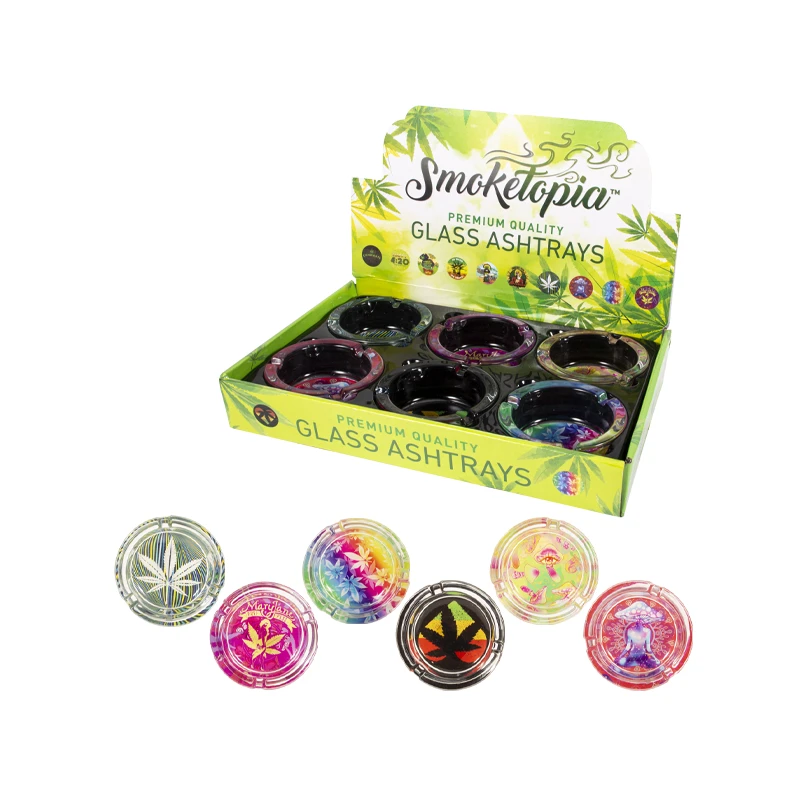 Glass Ashtrays Round 8.5㎝ 210g