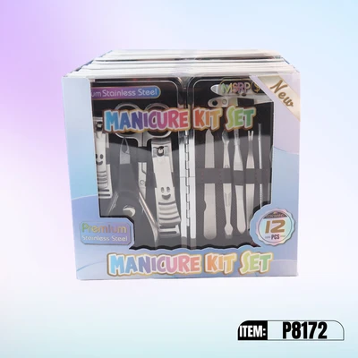 P8172, Manicure Set 12pcs/set, 887257281723