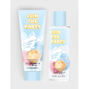 88618-88725, JOIN THE PARTY BODY MIST & BODY LOTION WITH A FEEL OF COTTON CANDY, 191554886186
