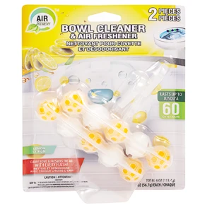 60105, Air Fusion Bowl Cleaner & Freshener 10PK Lemon, 191554601055
