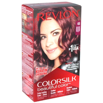 CS48, Revlon ColorSilk Hair Color #48 Burgundy, 309976623481