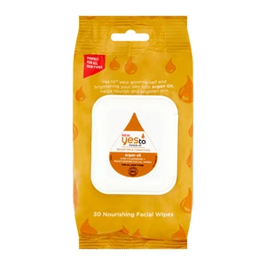 YW30AO, YES Facial Wipes 30CT Argan Oil, 8159210181222