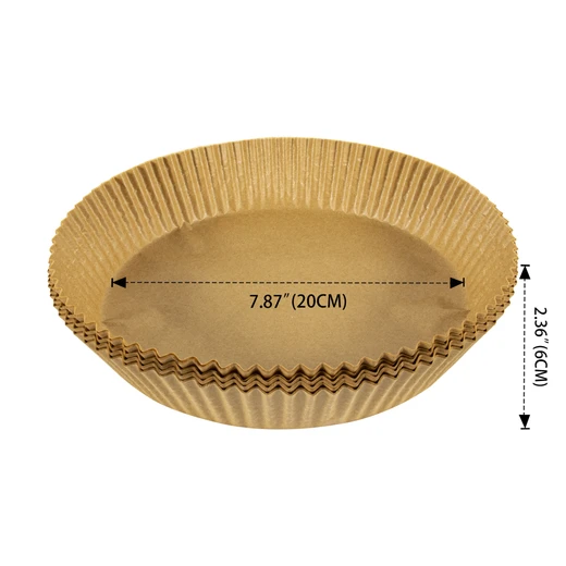 38228, Ideal Kitchen Large Round Air Fryer Liners 50PK, 191554382282