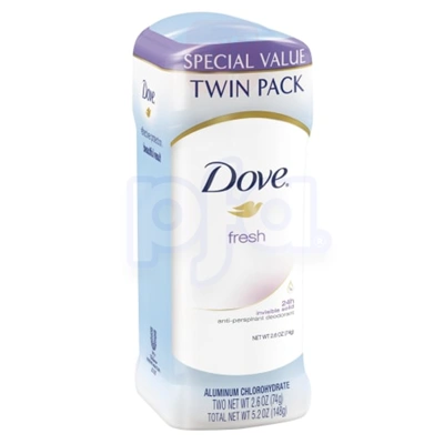 DD26F-2P, Dove Deo IS 2.6oz Fresh Twin Pack