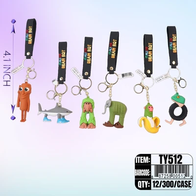 TY512, Italian Brainrot KeyChain  12/ 300/IPK, 887258005120