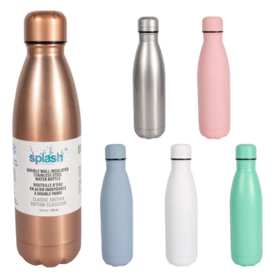 58203, Splash Bottle Stainless Steel 16.9oz Classic, 191554582033