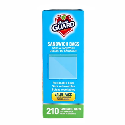 31101, Fresh Guard Sandwich Bag 210ct, 191554311015