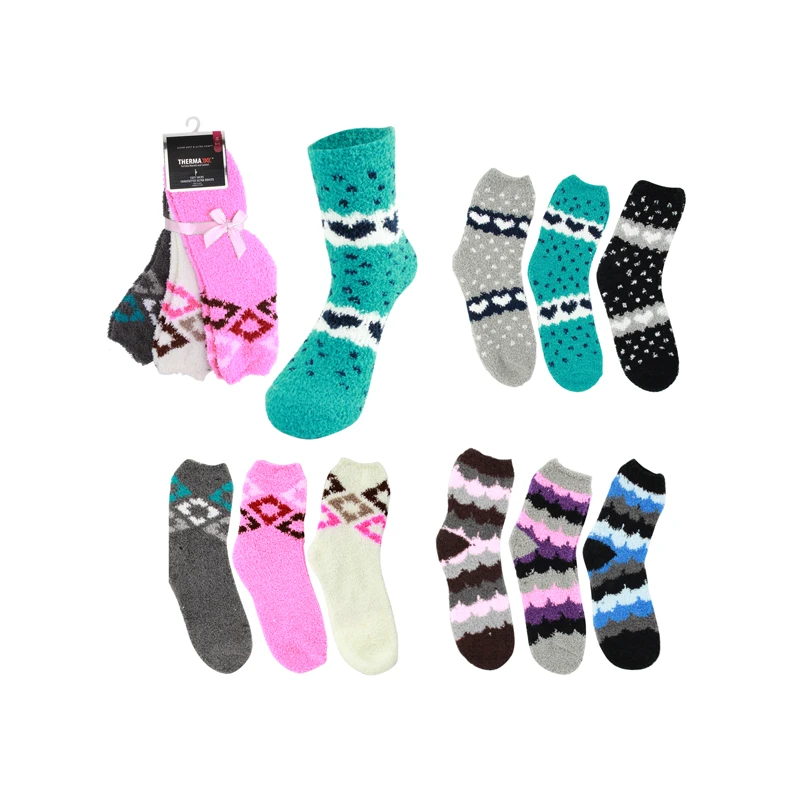 Thermaxxx Fuzzy Socks HD 3PK