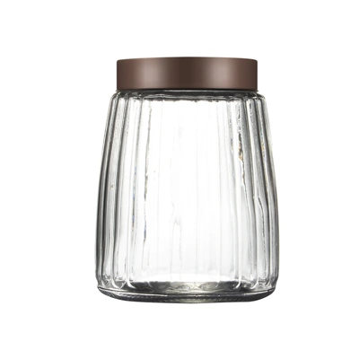 33203, Ideal Kitchen Glass Jar with Clear Lid 49.03 oz, 191554332034
