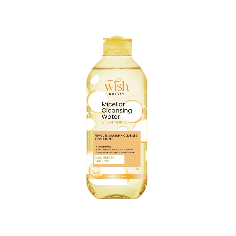 Wish Beauty Micellar Cleaning Water w/Vitamin C 13.5oz/ 400mL