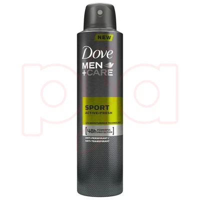 DBS250MSAF-24, Dove Body Spray 250ml Men's + Sport Active Fresh, 8717163627099