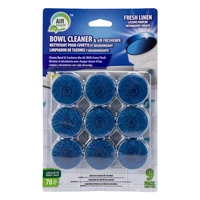 60115, Air Fusion Toilet Bowl Cleaner 9pk Linen, 191554601154