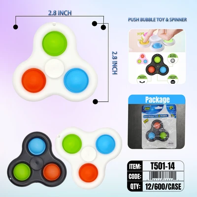T501-14, POP 3 HEAD SPINNER, 088725788021