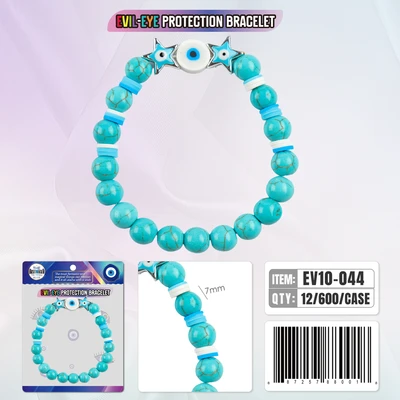 EV10-044, Evil Eye Bracelet Protection, 887257880018