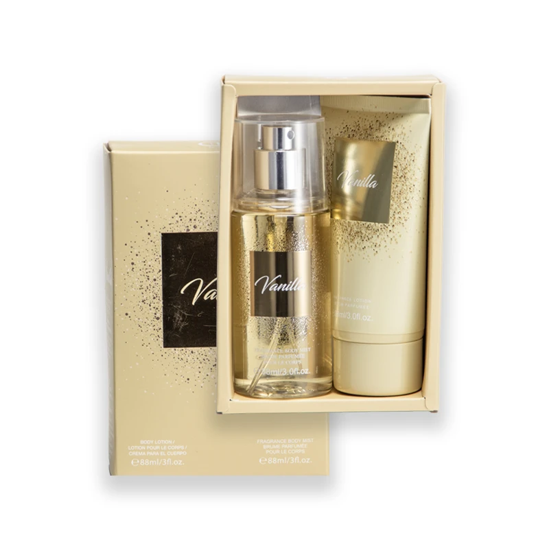 Women's 2pcs Set VANILLA 3fl.oz/88ml Body Lotion 3fl.oz/88ml Body Mist