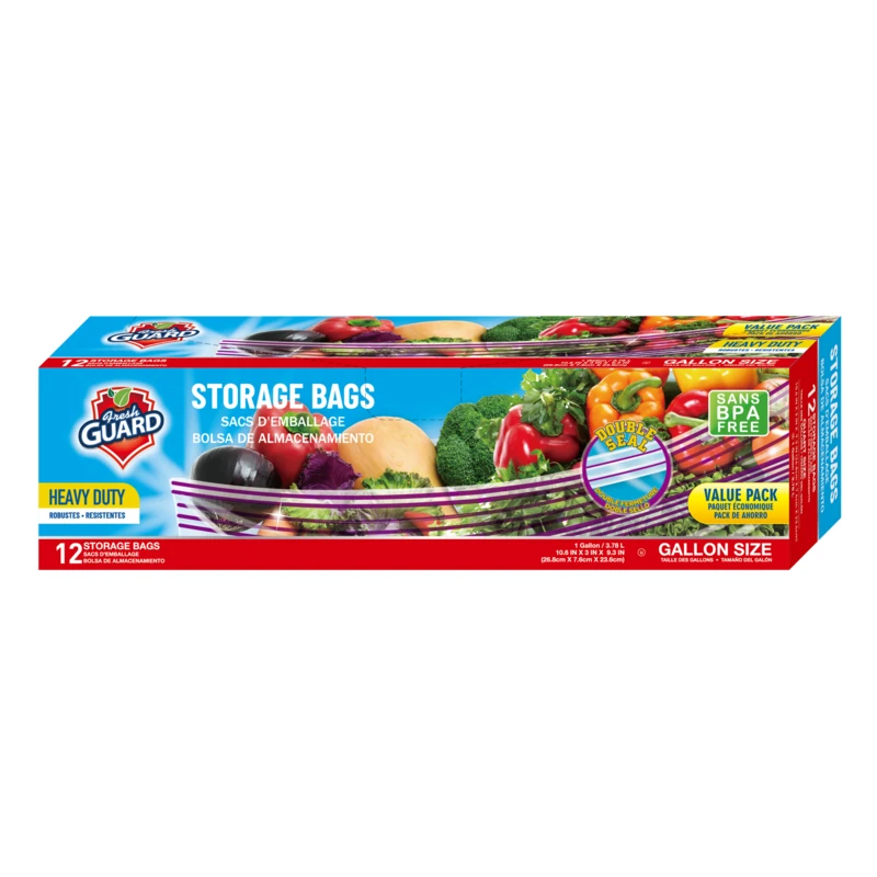 Fresh Guard Storage Bag Gallon 12CT