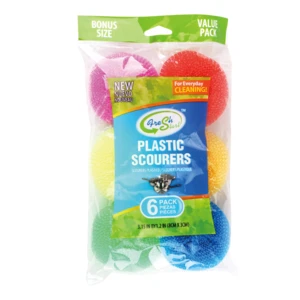 32207, Fresh Start Scourers Plastic 6PK, 191554322073